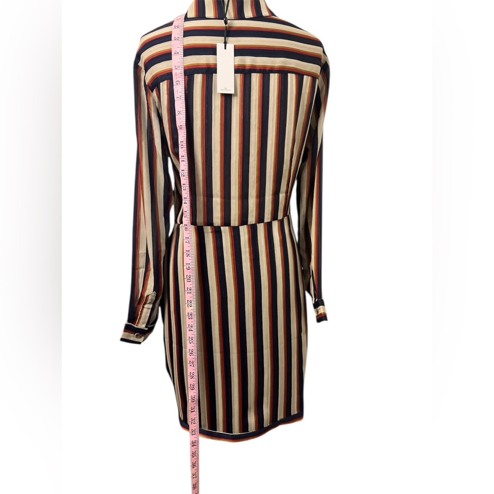 Heartloom Tina stripe twist front shirt dress - Picture 3 of 6